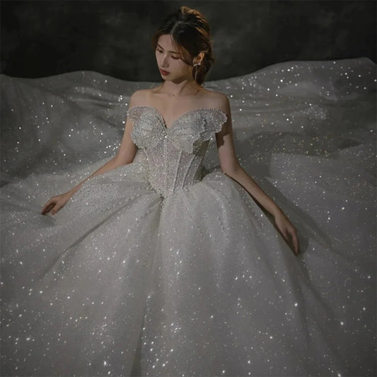 Pearls Butterfly ball gown