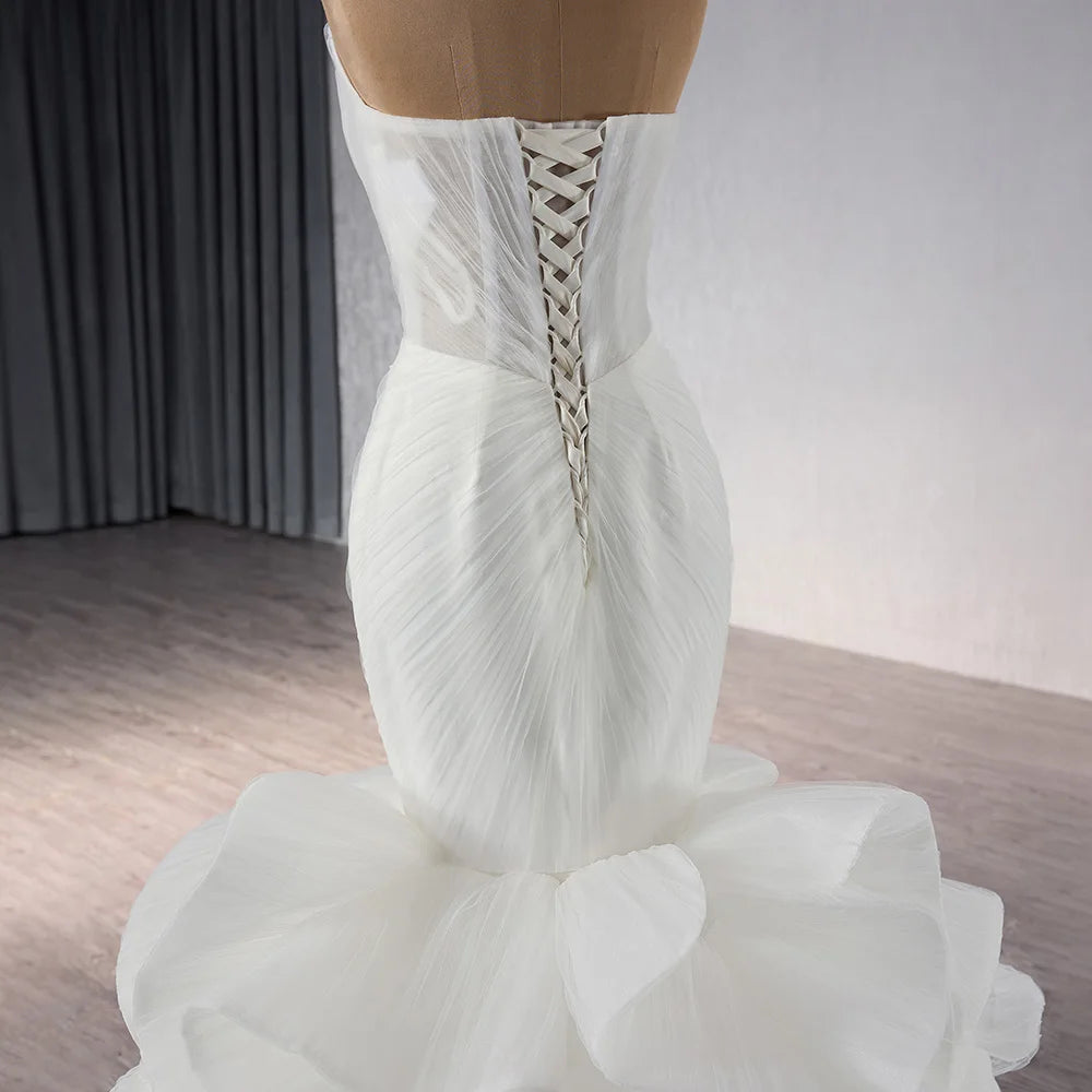 Princess mermaid wedding gown