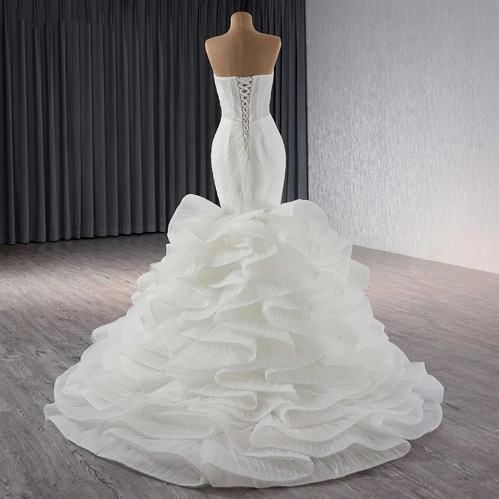 Princess mermaid wedding gown