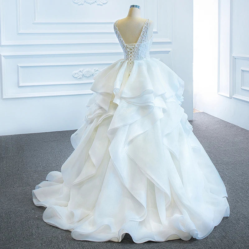 Elegant  Lace Bridal Wedding Dress