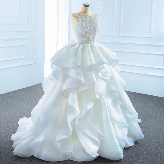 Elegant  Lace Bridal Wedding Dress