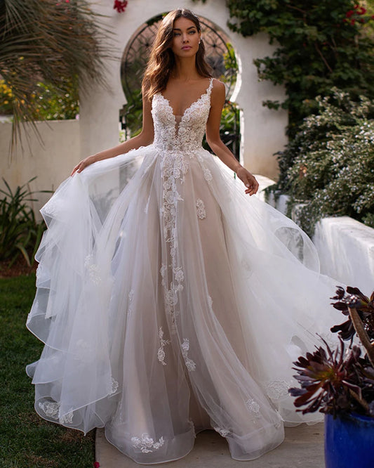 Backless Sexy Robe wedding dress