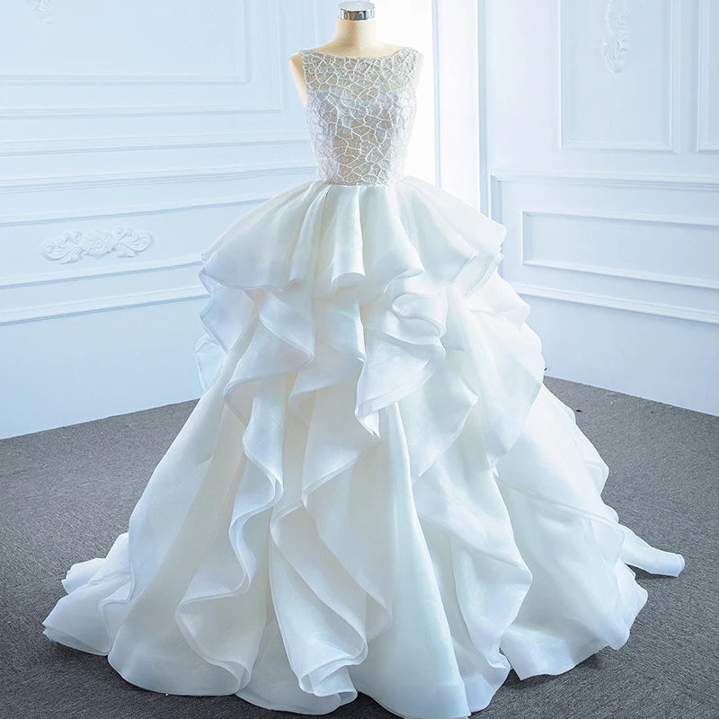 Elegant  Lace Bridal Wedding Dress