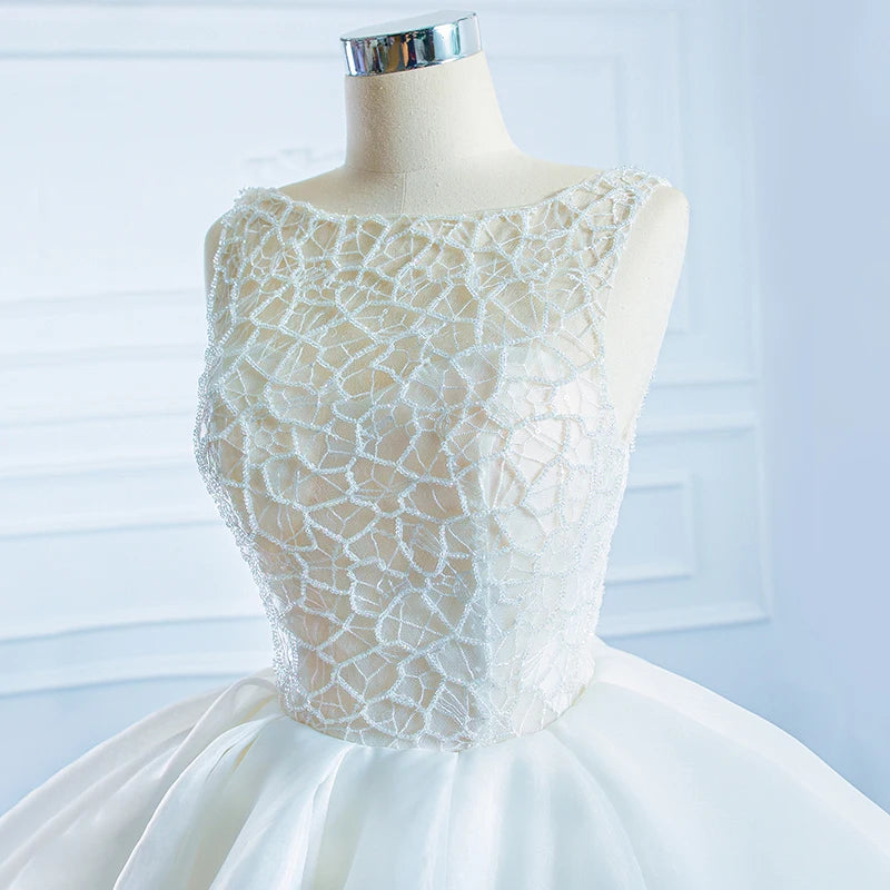 Elegant  Lace Bridal Wedding Dress