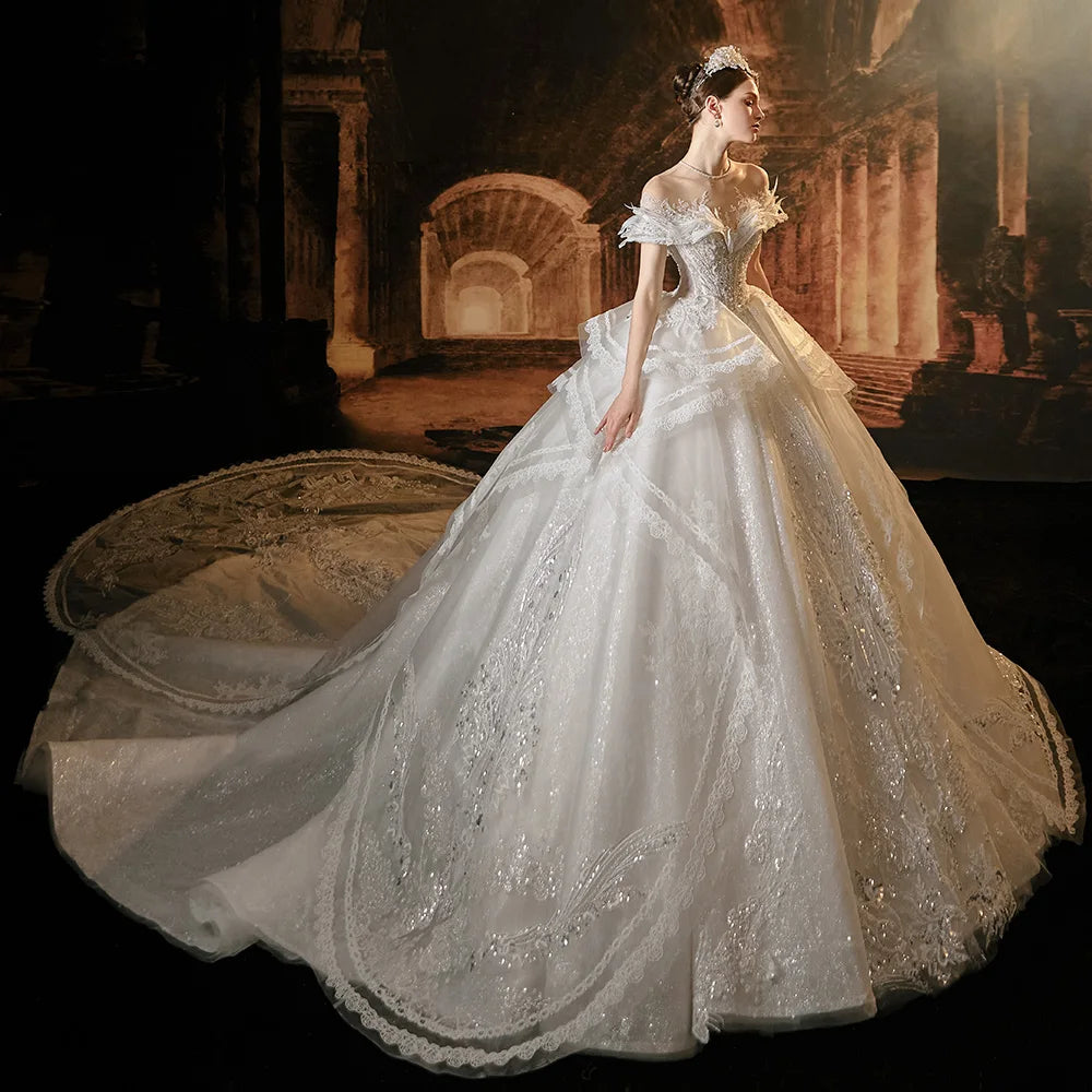 Novelty   Wedding Dresses Sequins   Embroidery Button