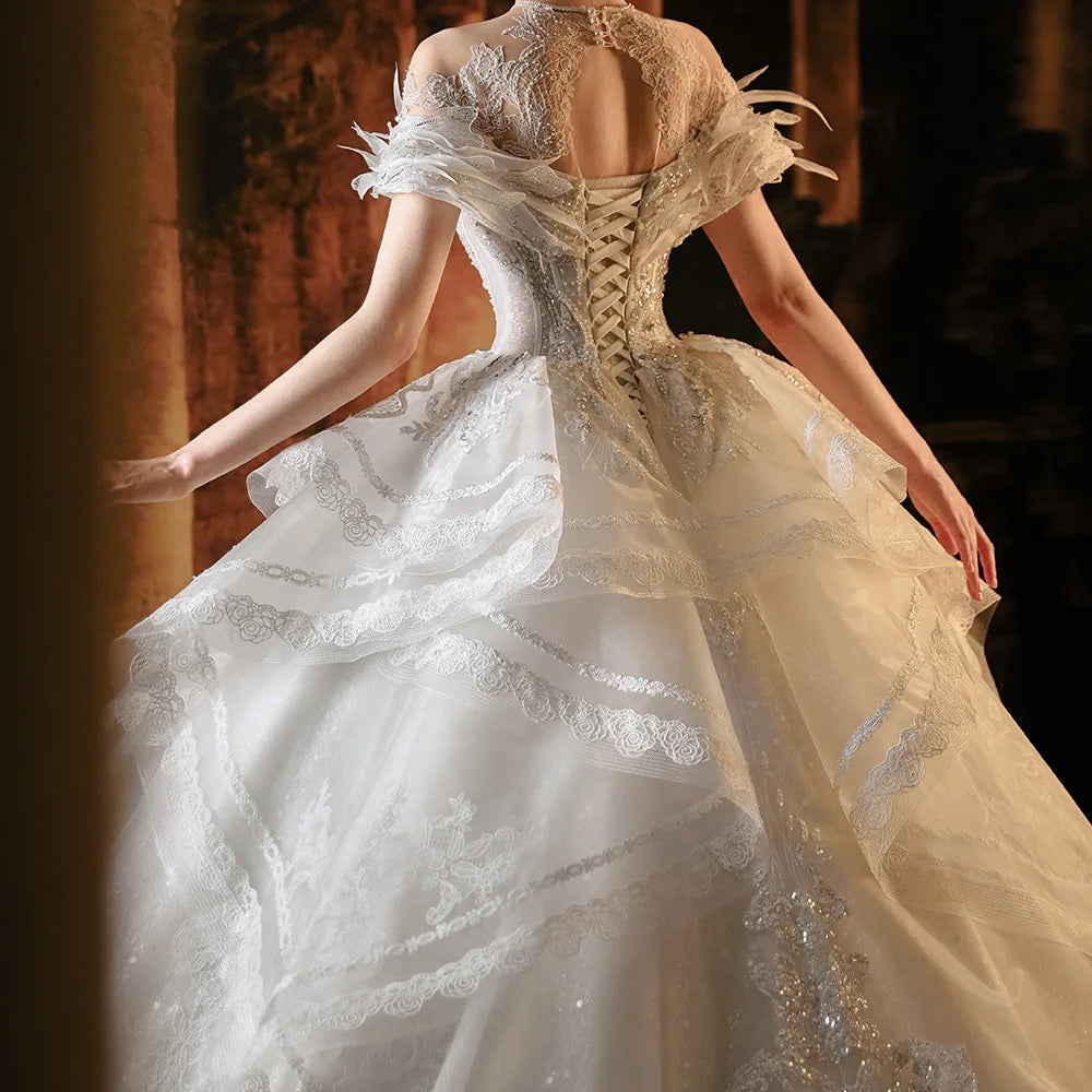 Novelty   Wedding Dresses Sequins   Embroidery Button