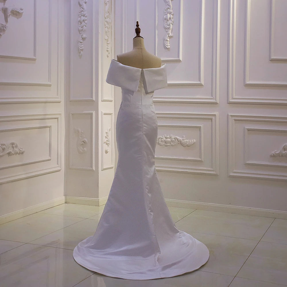 Simple 2 in 1  Mermaid Wedding Dress