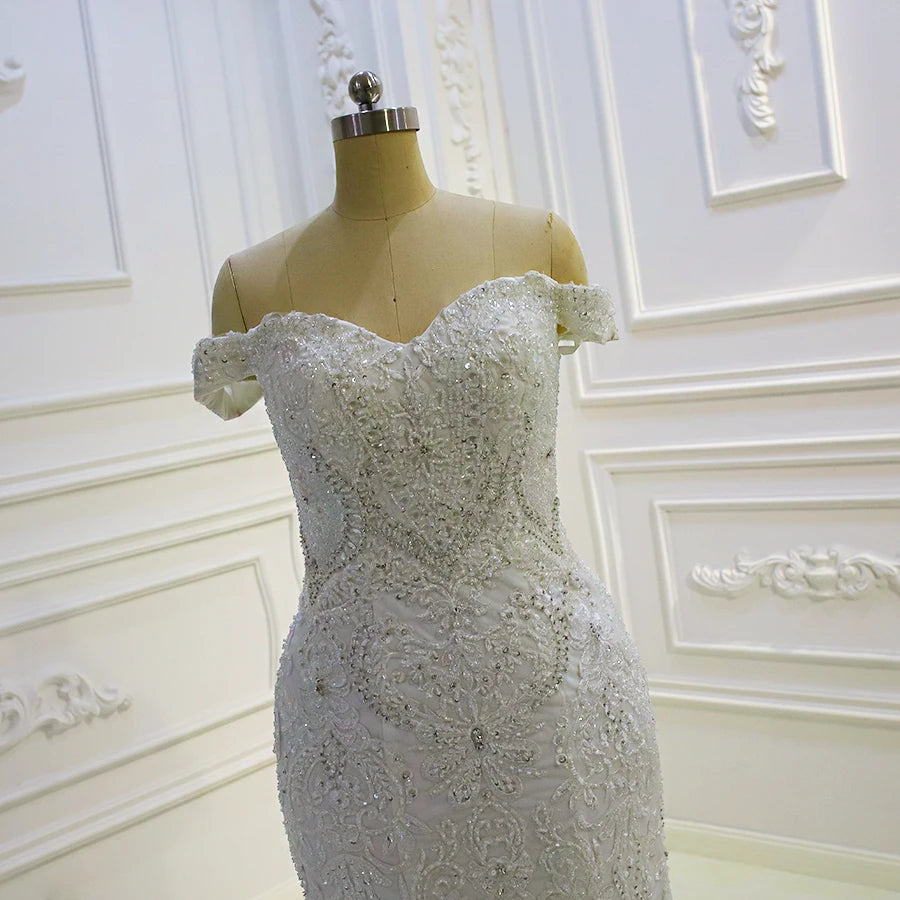 Luxury 2 In 1 Ball Gown Wedding Dress