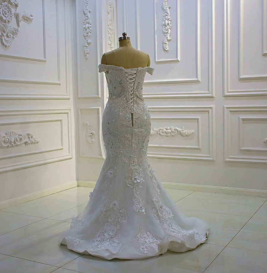 Luxury 2 In 1 Ball Gown Wedding Dress